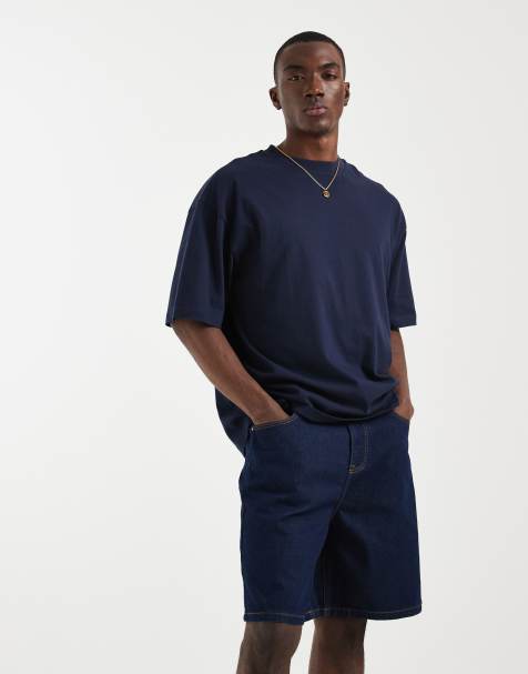 ASOS DESIGN - Short en jean mi-long - Indigo - view 1