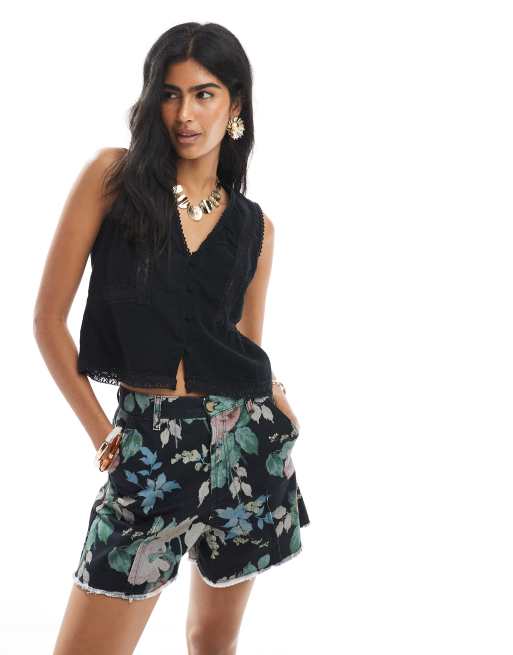 ASOS DESIGN - Short évasé à imprimé fleuri, 2 de 5