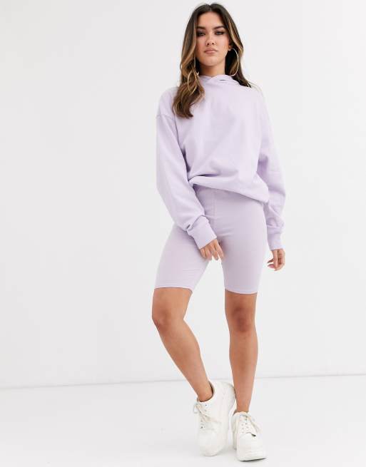 ASOS DESIGN - Hoodie et short legging - Lilas (ensemble) , 2 de 3