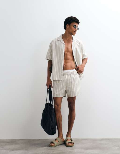ASOS DESIGN set in green stripe, 2 of 3