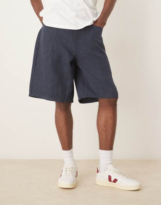 ASOS DESIGN - Short long - Bleu marine, 2 de 5