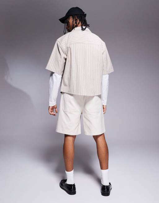 ASOS DESIGN - Short mi-long - Taupe, 2 de 5