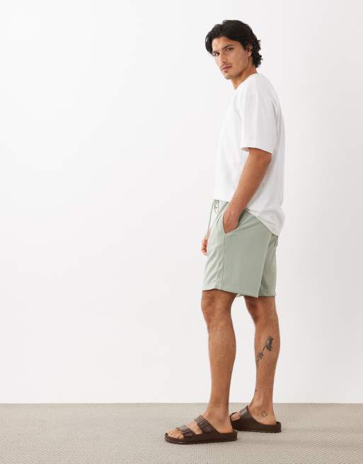 ASOS DESIGN - Short oversize côtelé - Vert, 3 de 5