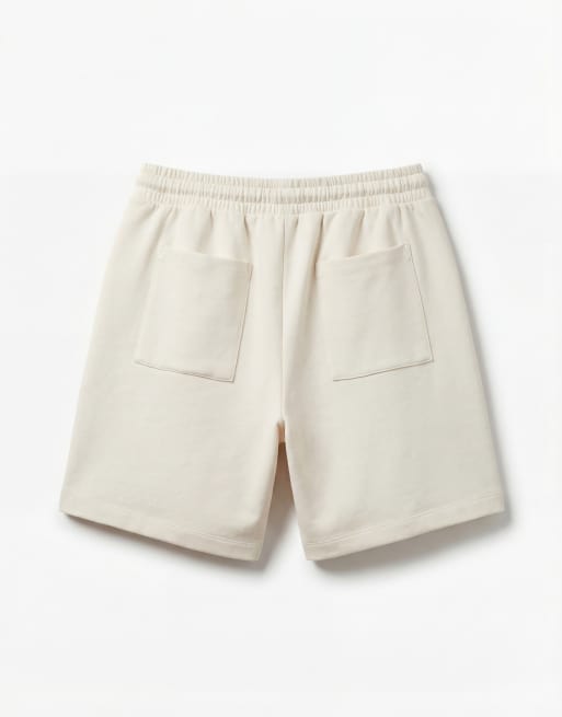 ASOS DESIGN - Short oversize en jersey à fermeture éclair - Beige, 7 de 12