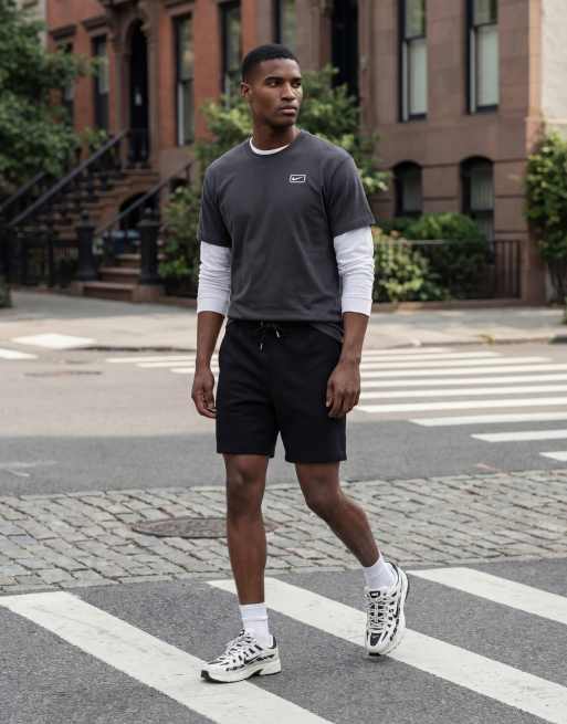 ASOS DESIGN - Short oversize en jersey à plis nervurés - Noir, 11 de 12