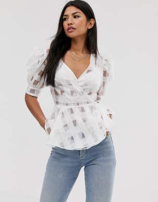 short wrap top