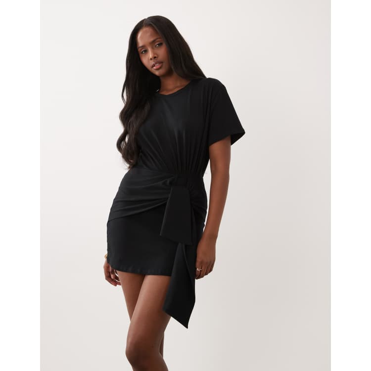 asos short sleeve dresses ASOS Design - Midi Dress - Women - Polyester/Elastane
