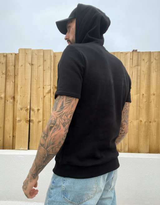 Baseball short hot sale sleeve hoodie