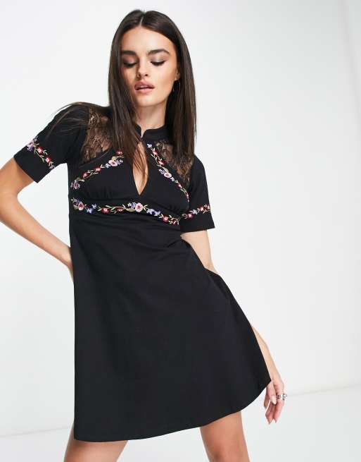 Asos short clearance sleeve dress