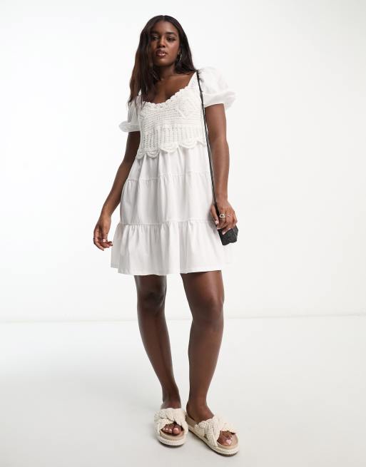 Short ivory dresses sale