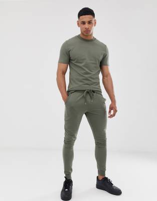 asos muscle fit tracksuit