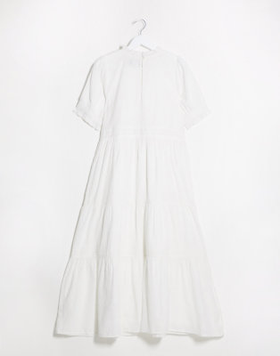 asos short white dress