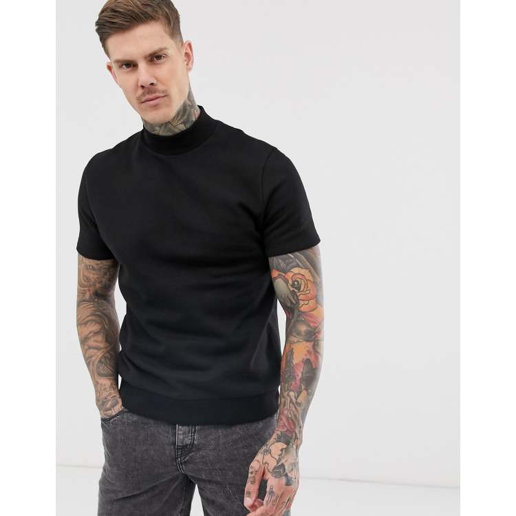 Short sleeve shop polo neck ladies