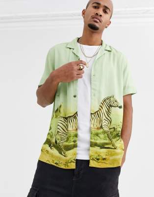 asos zebra print top