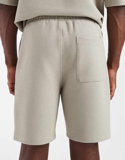 ASOS DESIGN - Short slim habillé en jersey texturé - Vert, 4 de 5