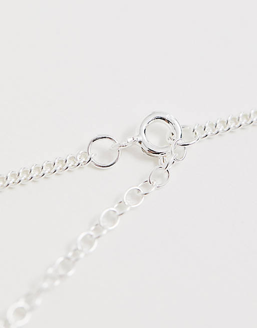 Gifts short sterling silver neckchain in silver 
