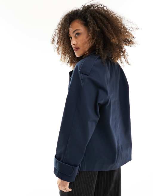 Asos navy jacket hotsell