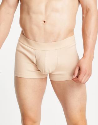 ASOS DESIGN - Boxer de bain - Beige