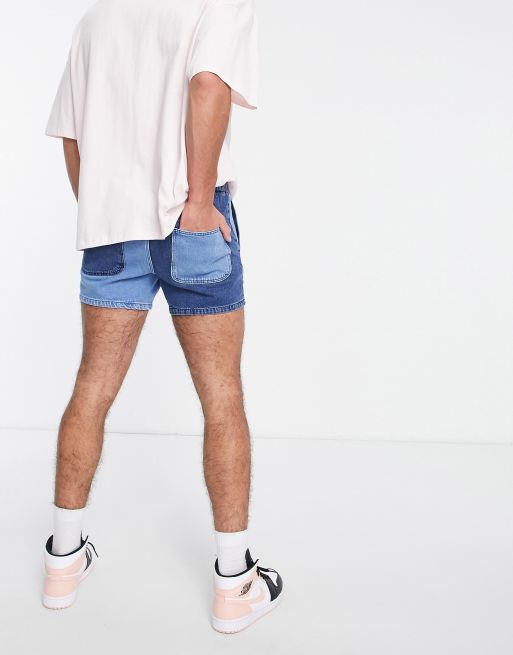 Elasticated Waist Jean Shorts