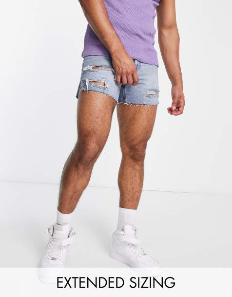 Plus Size Denim Shorts For Men ASOS