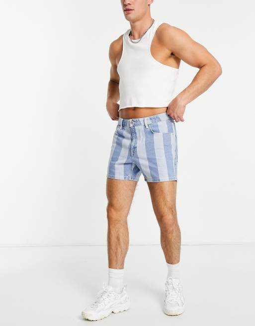 Asos store striped shorts