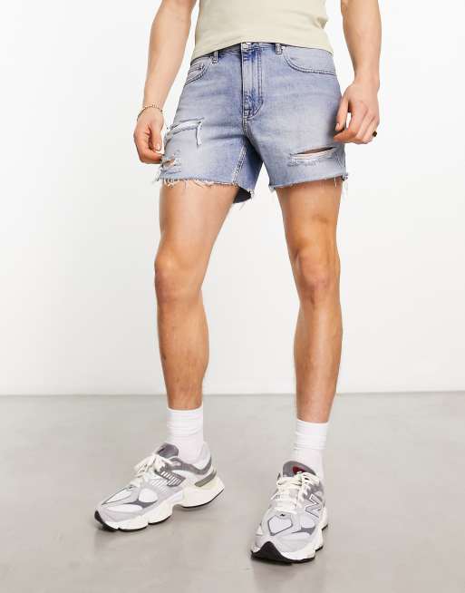 Denim cycling shorts hot sale asos