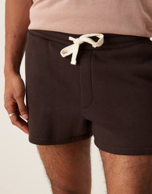 Asos Design Shorter Length Shorts In Black