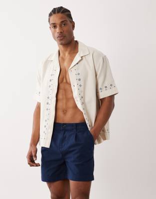 Asos Design Shorter Length Shorts In Multi