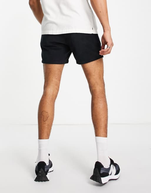 Asos mens hot sale black shorts