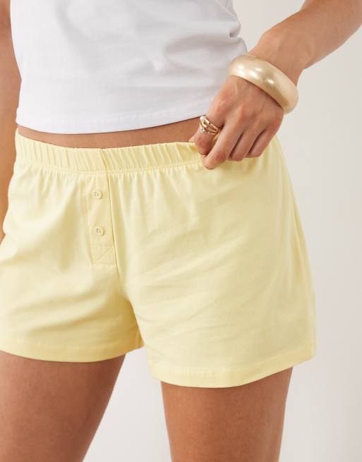ASOS DESIGN shorts co-ord in buttermilk, 5 of 5