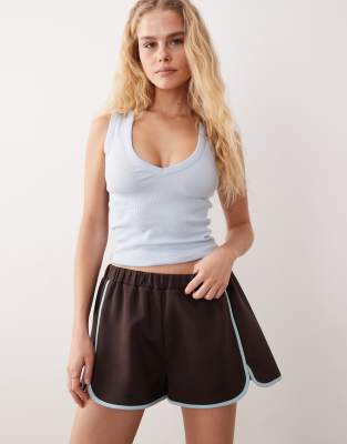 Asos Design Shorts In Yellow