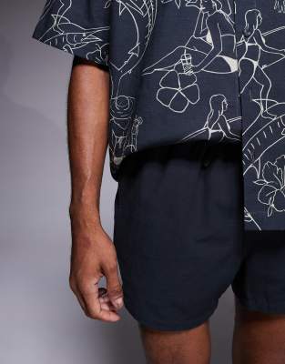Asos Design Shorts In Gray