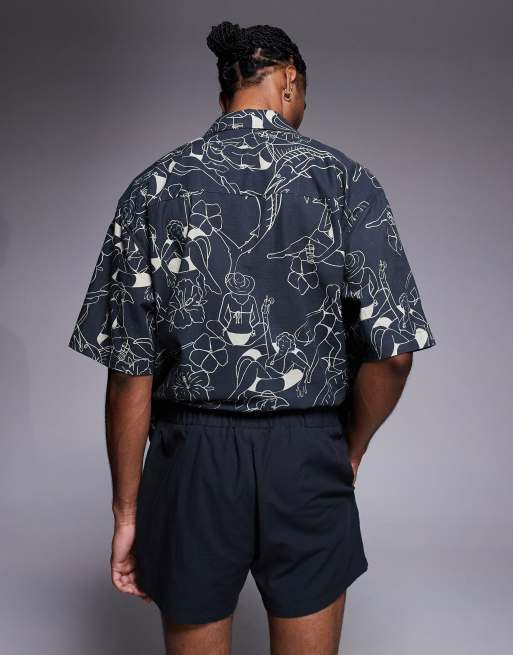 ASOS DESIGN shorts in short length in black - part of a set, 4 of 5