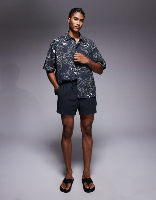 ASOS DESIGN shorts in short length in black - part of a set, 5 of 5