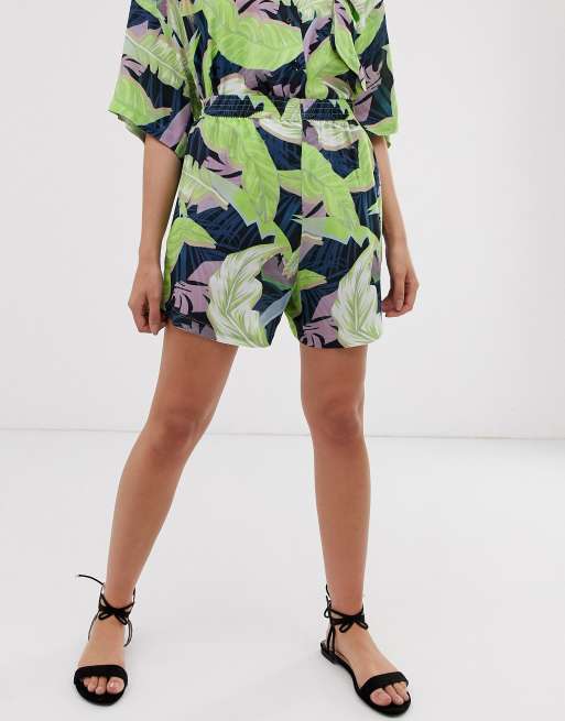 ASOS DESIGN Shorts med tropisk print, del af sæt, 4 af 4