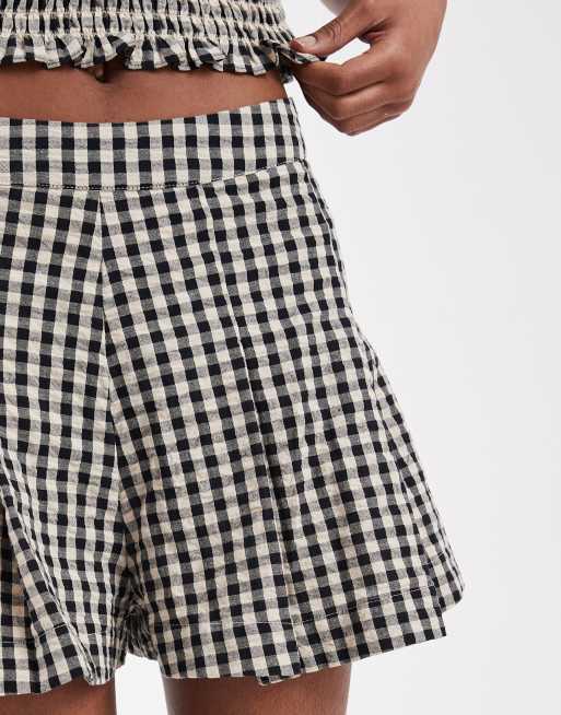 ASOS DESIGN – Shorts mit Vichy-Karos und Bundfalten vorne, Kombiteil, 5 von 5