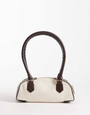 Asos Design Shoulder Bag In Brown