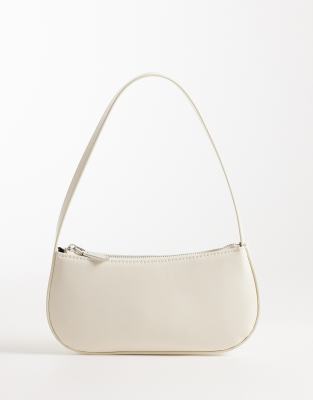 Asos Design Shoulder Bag In White