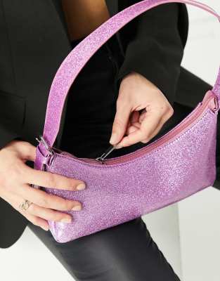 glitter shoulder bag