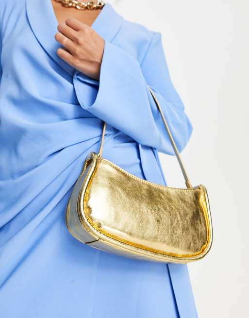 Gold store shoulder bag