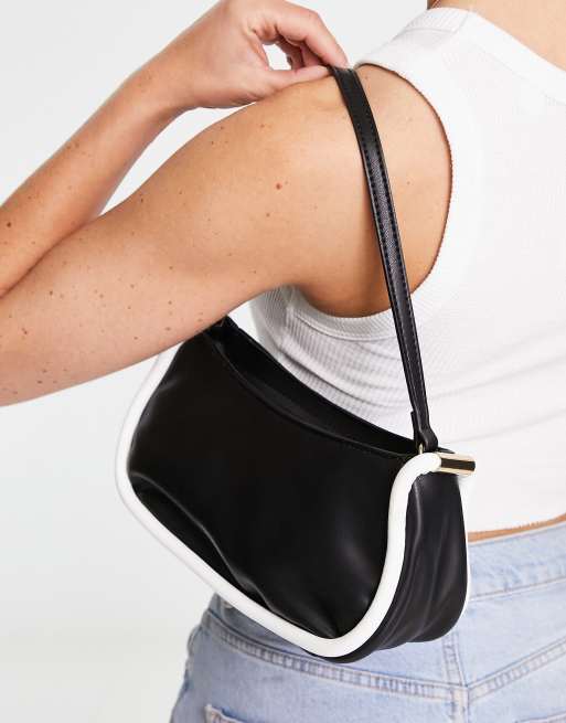 Piping Shoulder Bag