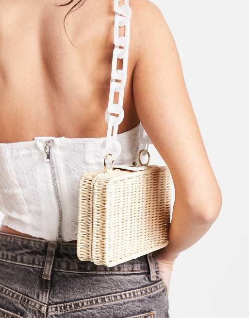 Asos sales wicker bag