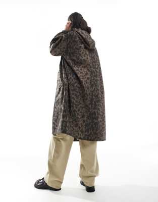 Asos Design Shower Proof Rain Jacket In Multi