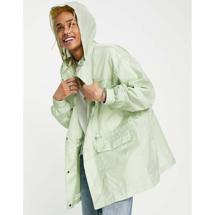 Light raincoat with online hood