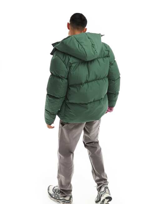 Mens down on sale jacket detachable hood