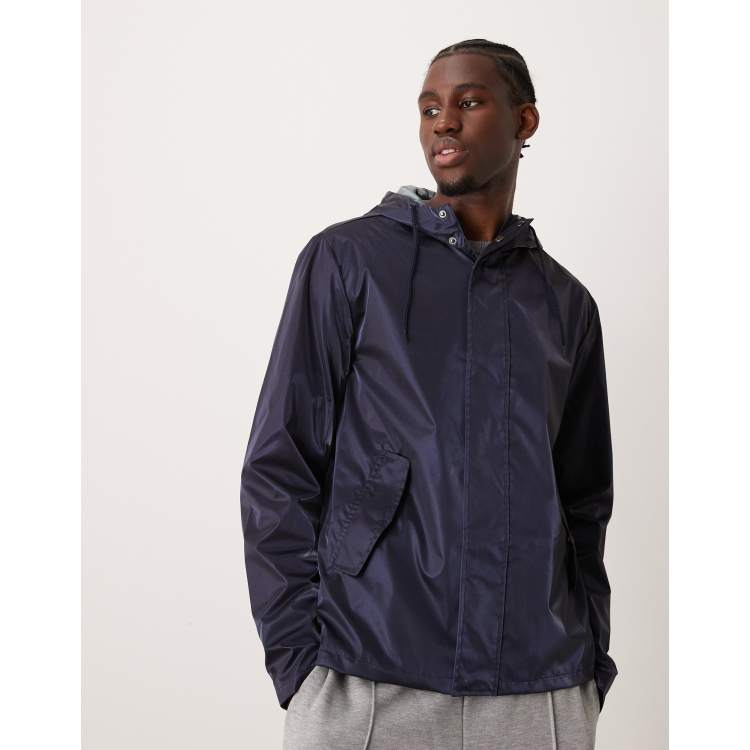 Raincoat Rains Jacket Blue Quechua Kids Blue Rain Jacket Age 5-6