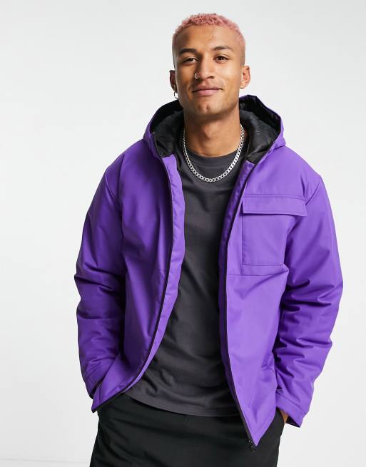 mens purple rain jacket