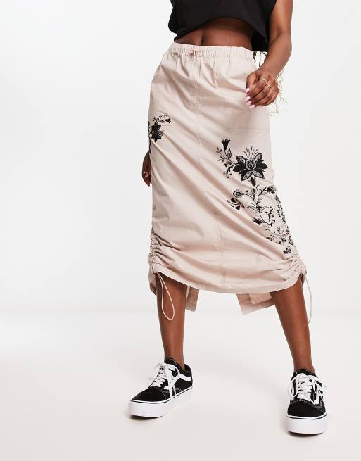 Ruched skirt outlet asos