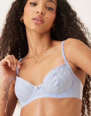 Asos Design Sidney Woven Underwire Bra