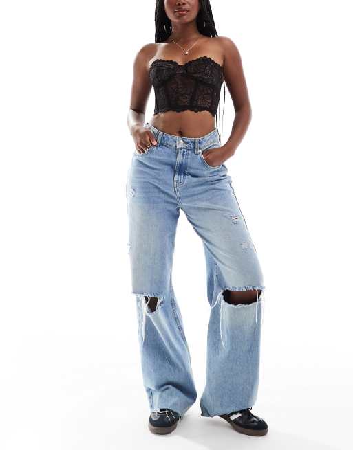 ASOS DESIGN – Sienna – Czarny koronkowy gorset z fiszbinami, 2 z 4
